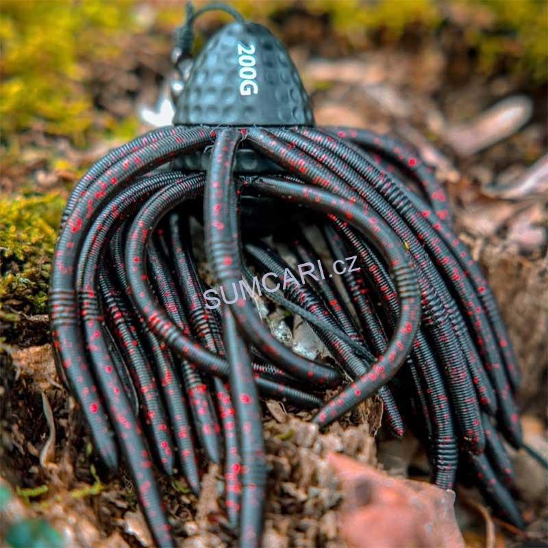MADCAT chobotnice WORMS TEASER BLACK, černá 200g