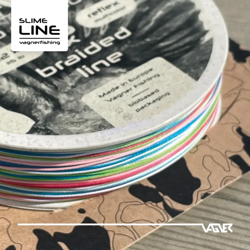 VAGNER sumcová šňůra Braided Line Reflex 0.40mm 41kg, 300m