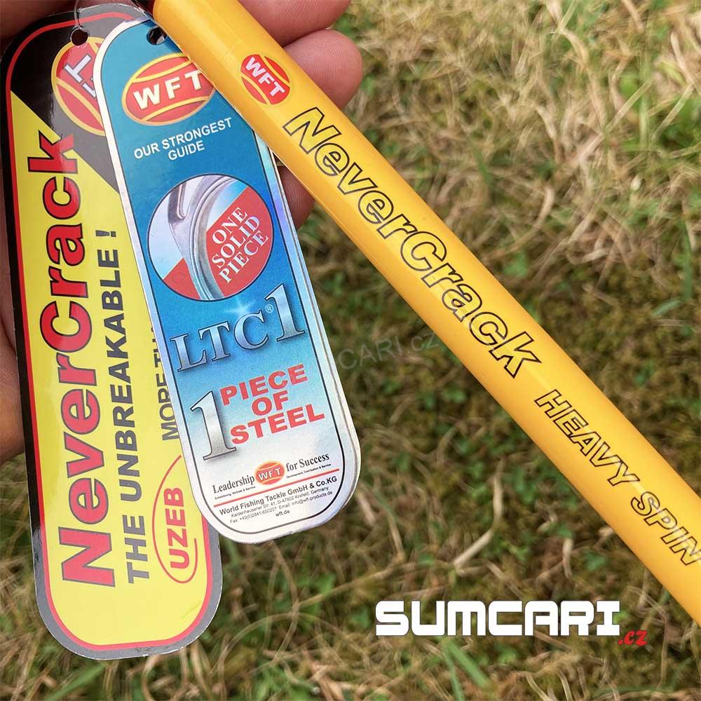 WFT Never Crack Heavy spin travel 2.60m 100-400g, 5díl