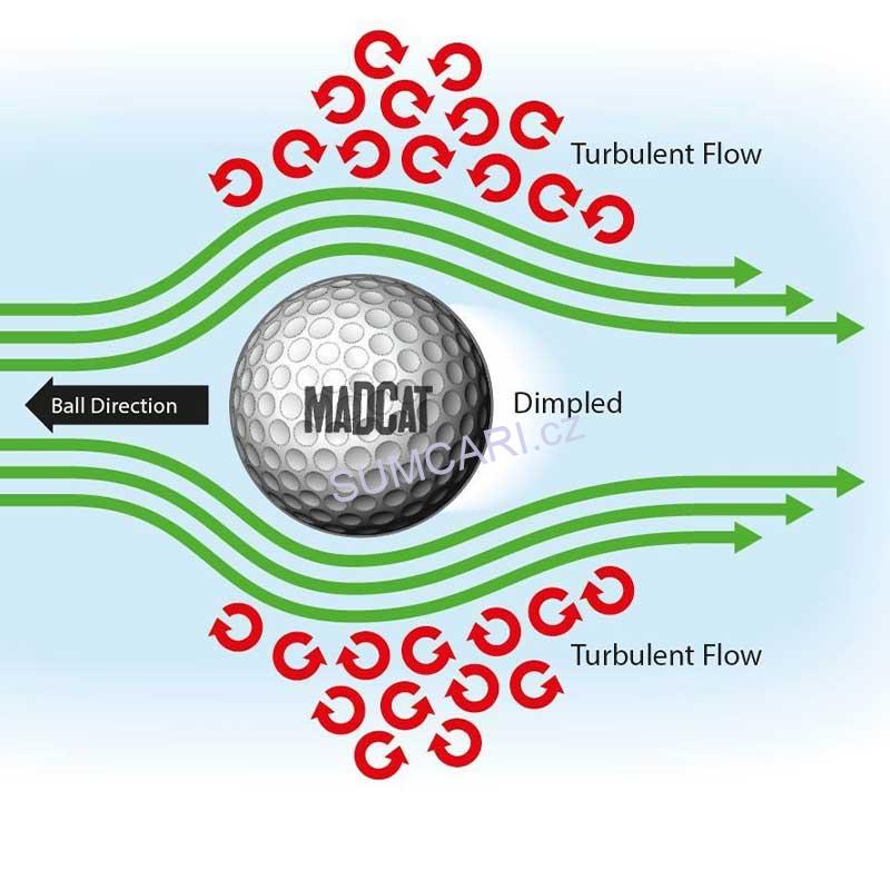 Madcat fireball Golf Ball Jighead, 120g