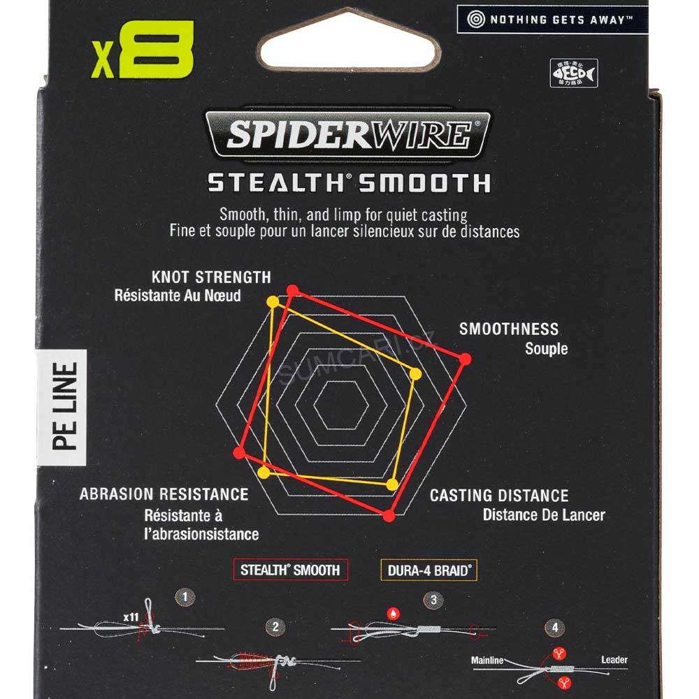 Spiderwire šňůra Stealth Smooth 8 Multicolor 0.29mm 26.4kg, 1m