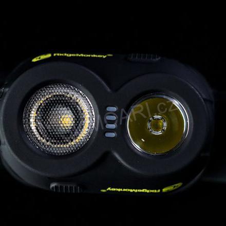 RidgeMonkey dobíjecí čelovka VRH150X USB Rechargeable Headtorch