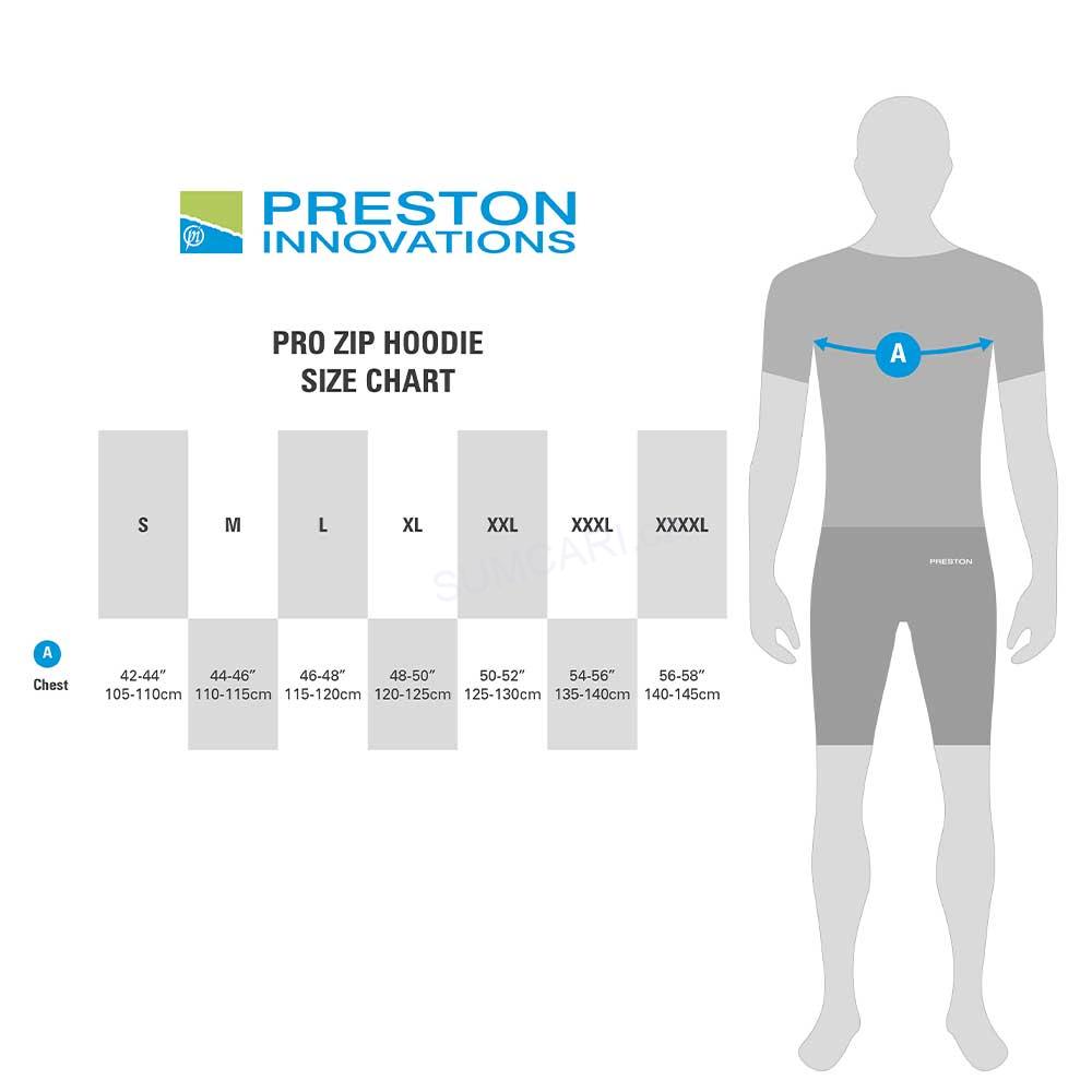 Preston mikina Pro Zip Hoodie, vel. XXL