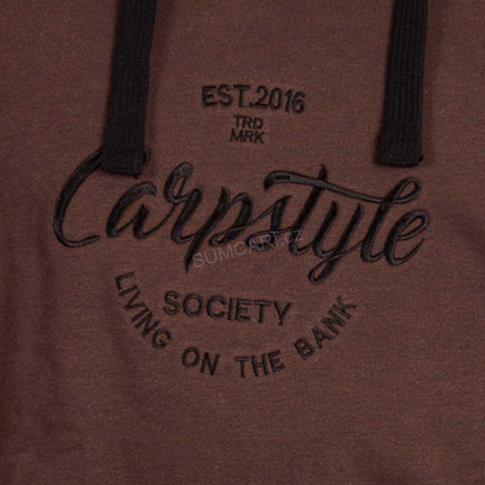 Carpstyle mikina Brown Forest Hoodie, vel. XXL