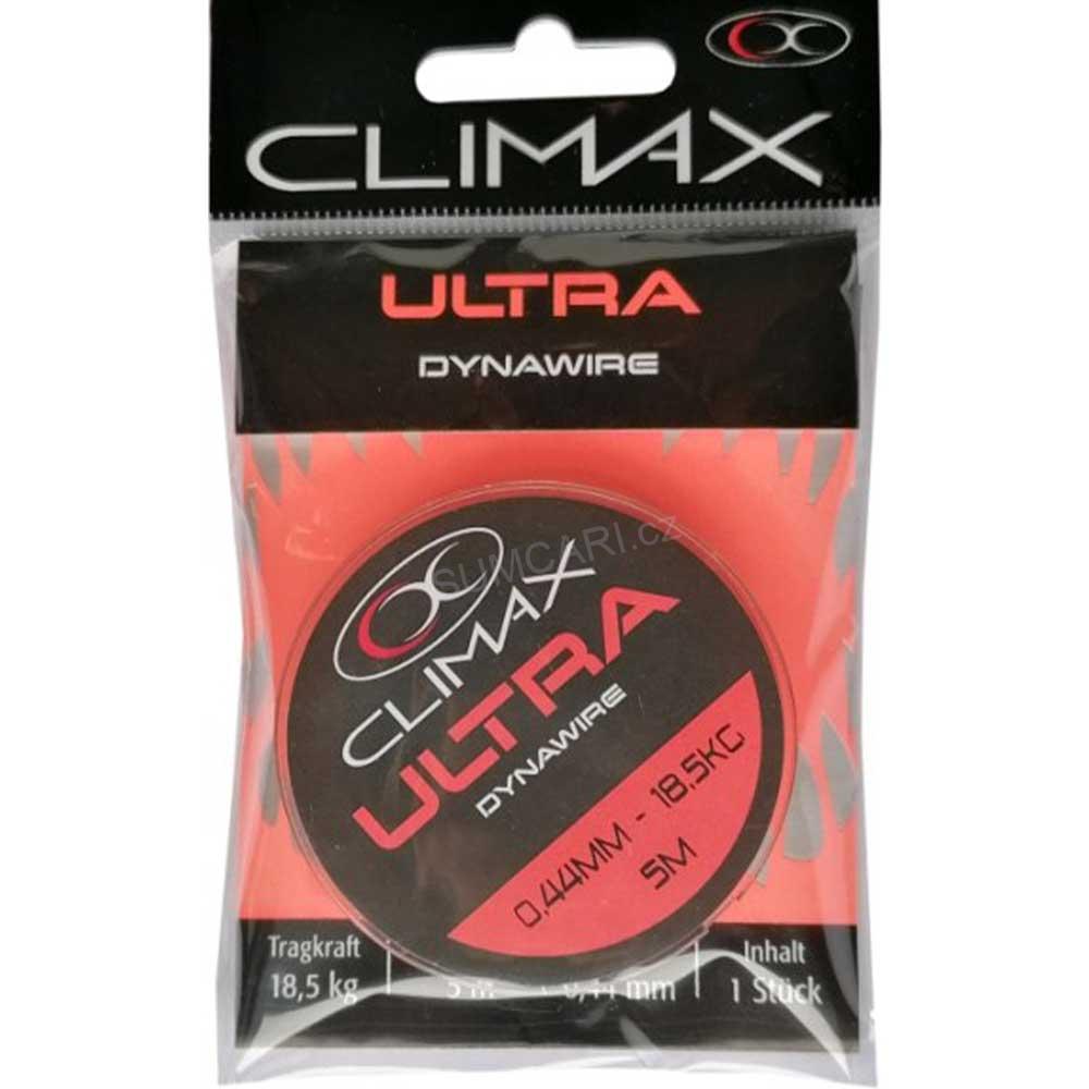 Climax vázací lanko DYNAWIRE 0.55mm 23kg, 5m + 20ks crimps