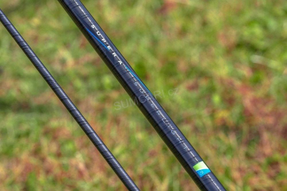 Preston prut Supera X Superlight 12ft Feeder 3.65m 40g, 3 díl