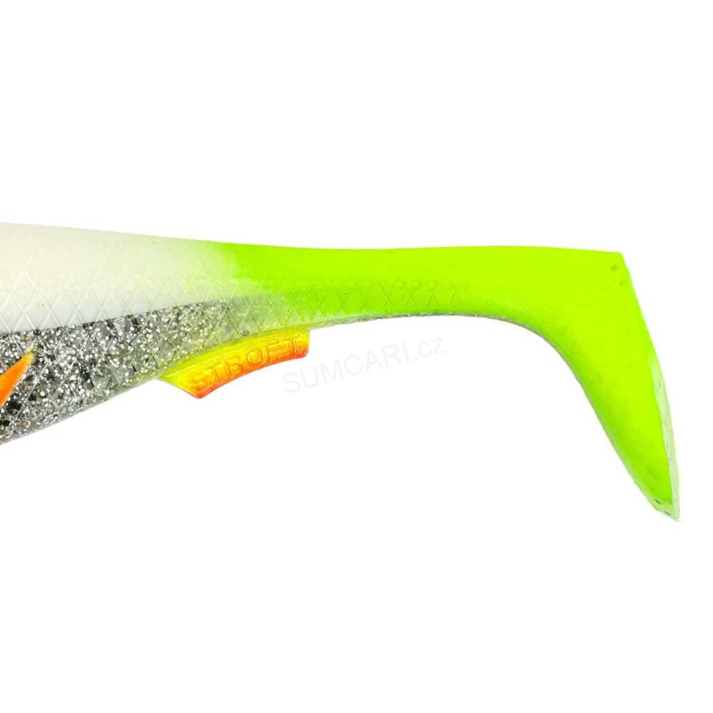 Stroft gumová nástraha PREDATOR Silver Fire Fin, 14cm