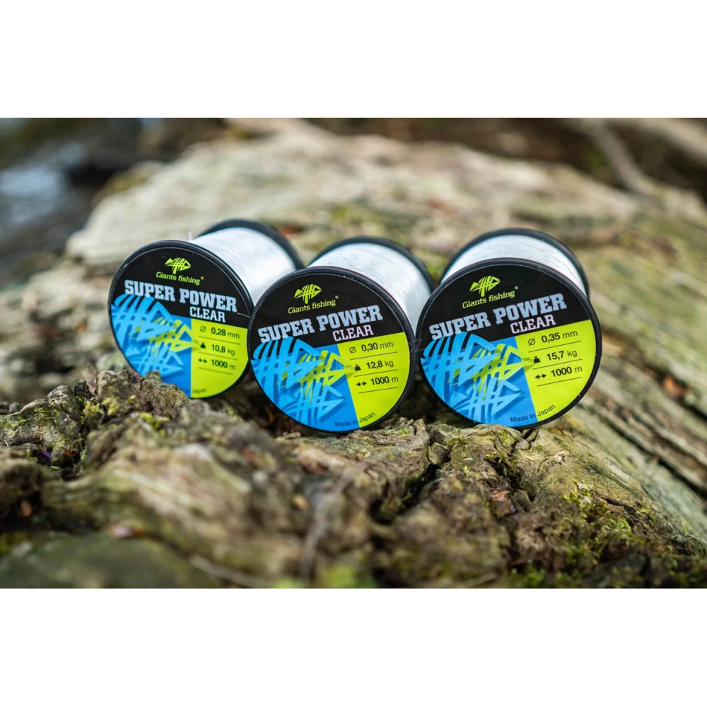 Giants fishing vlasec Super Power Clear 0.30mm, 12.8kg, 1000m