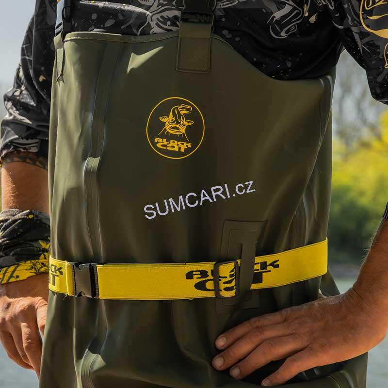 Black Cat prsačky Green Booted Waders, vel. 42