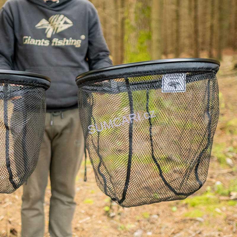 Giants fishing plovoucí podběrák s pogumovanou síťkou Deluxe Rubber Float L 50x40cm