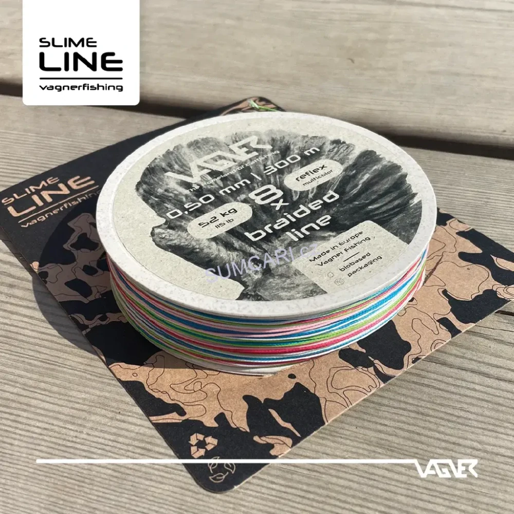 VAGNER sumcová šňůra Braided Line Reflex 0.40mm 41kg, 300m