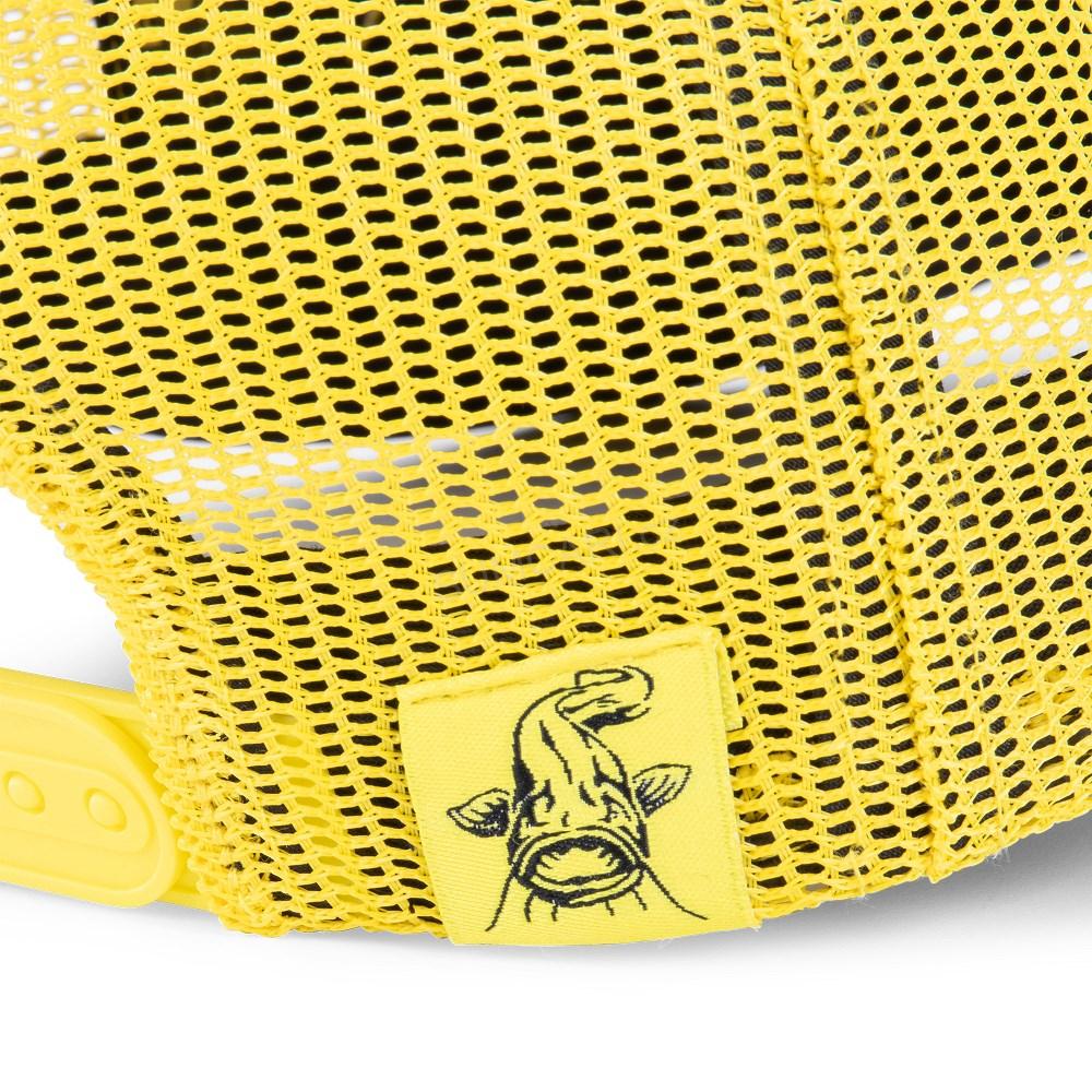 Black Cat kšiltovka Black and Yellow Trucker Cap