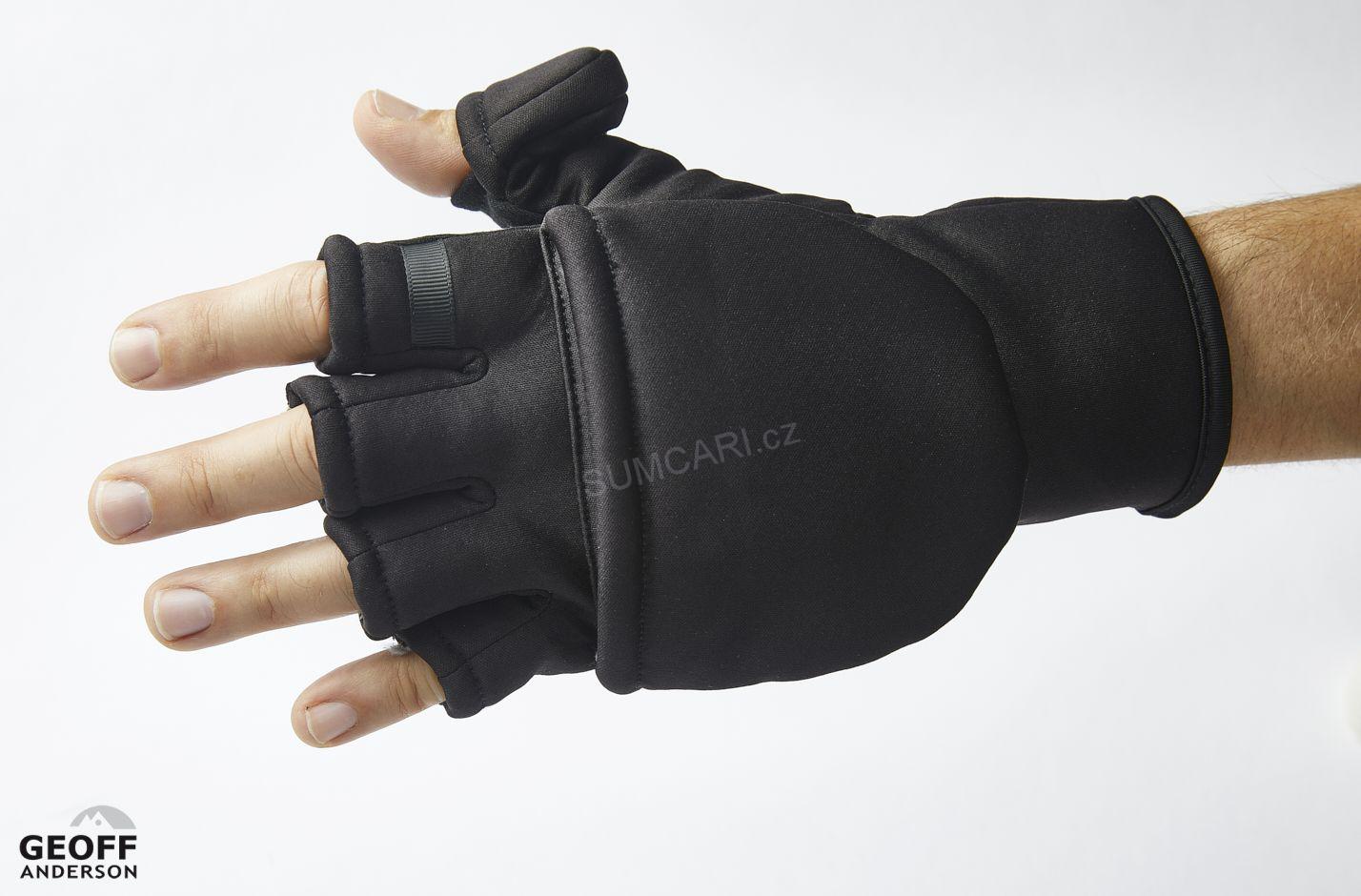 Geoff Anderson rukavice AirBear Proof Half Finger Mitt, vel. XXL/XXXL