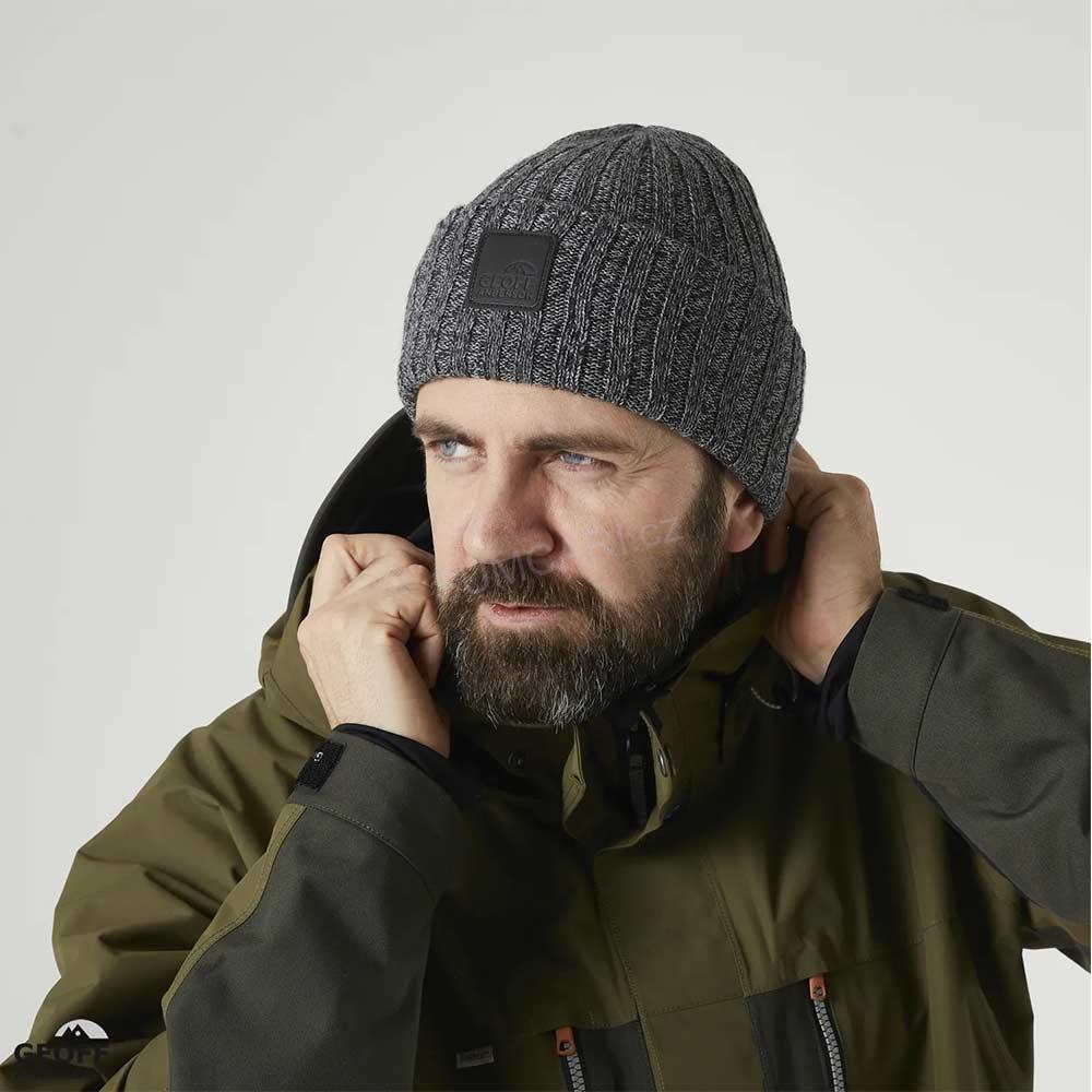 Geoff Anderson čepice WizWool Njal beanie, tmavě šedá