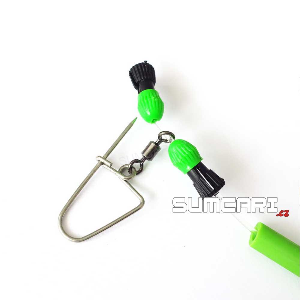 MadCat návazec na sumce ADJUSTA Profi River Rig Nose Clip, M 40g 3/0