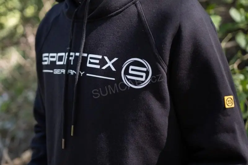 Sportex mikina s kapucí černá, velikost XXL