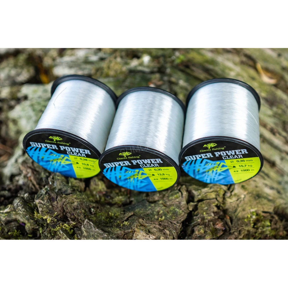 Giants fishing vlasec Super Power Clear 0.28mm, 10.8kg, 1000m