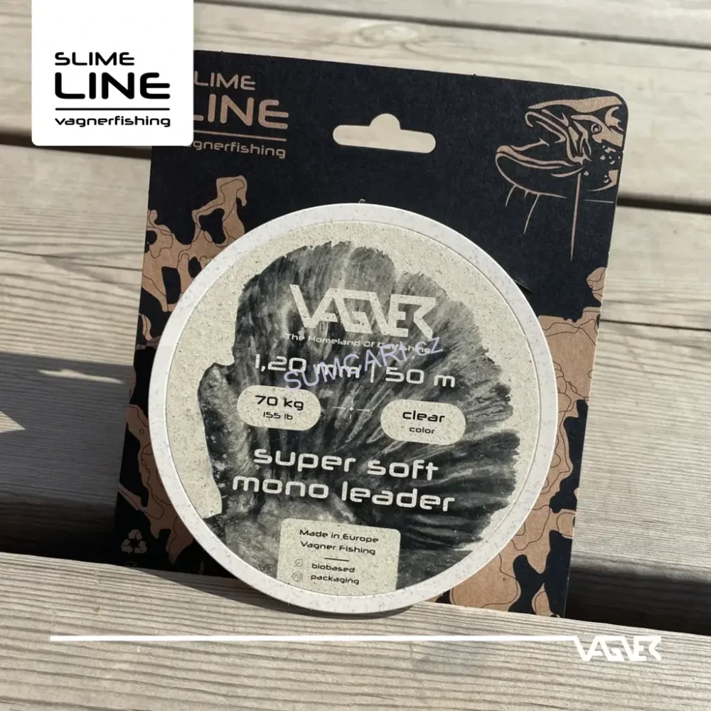 VAGNER návazcový vlasec Super Soft 0.80mm 40kg, 50m