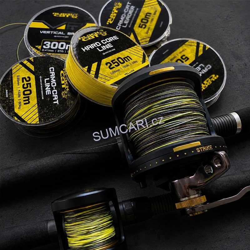 Black Cat sumcová šňůra Camo Cat 0.65mm, 80kg, 400m