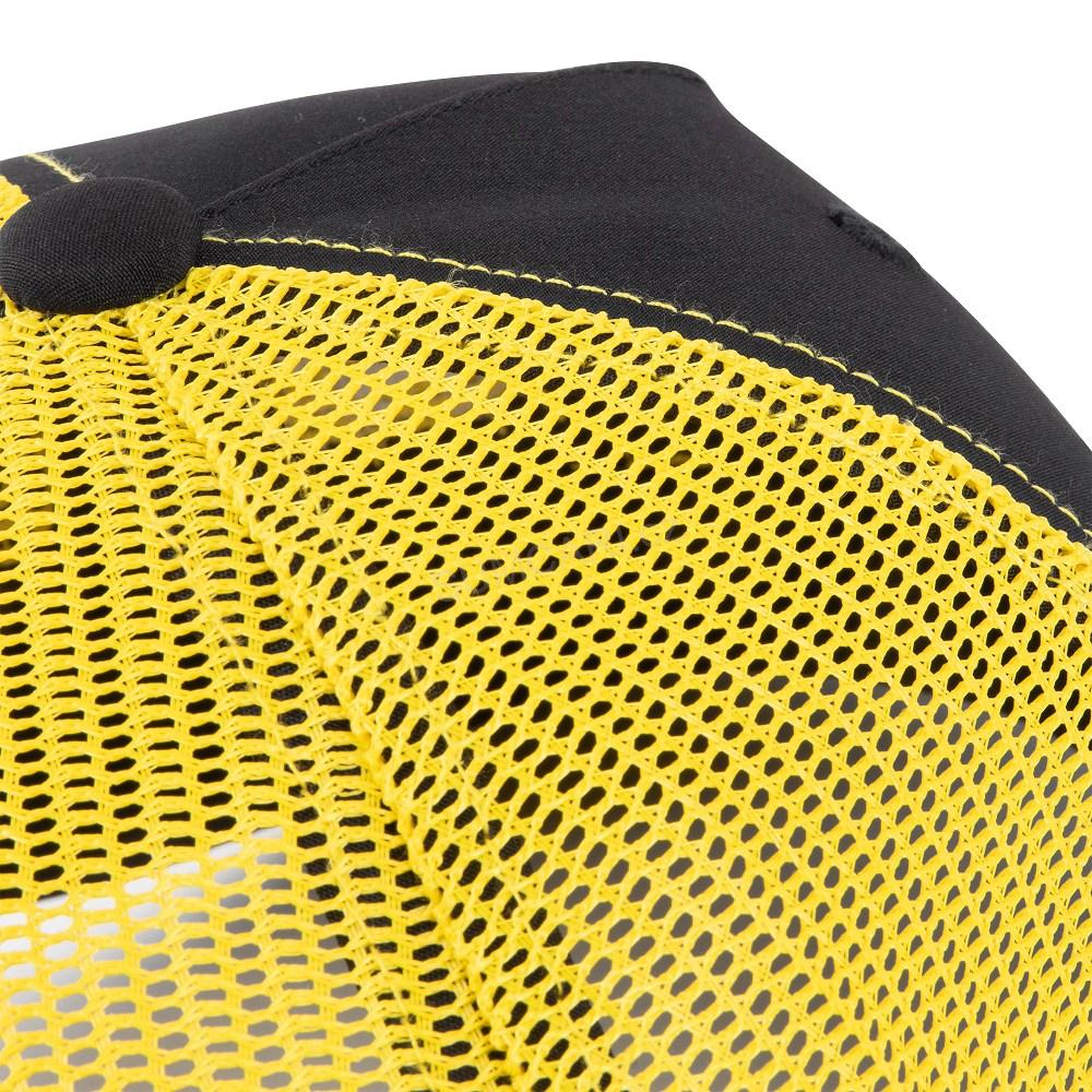 Black Cat kšiltovka Black and Yellow Trucker Cap