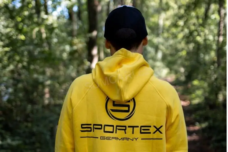 Sportex mikina s kapucí žlutá, velikost XXL