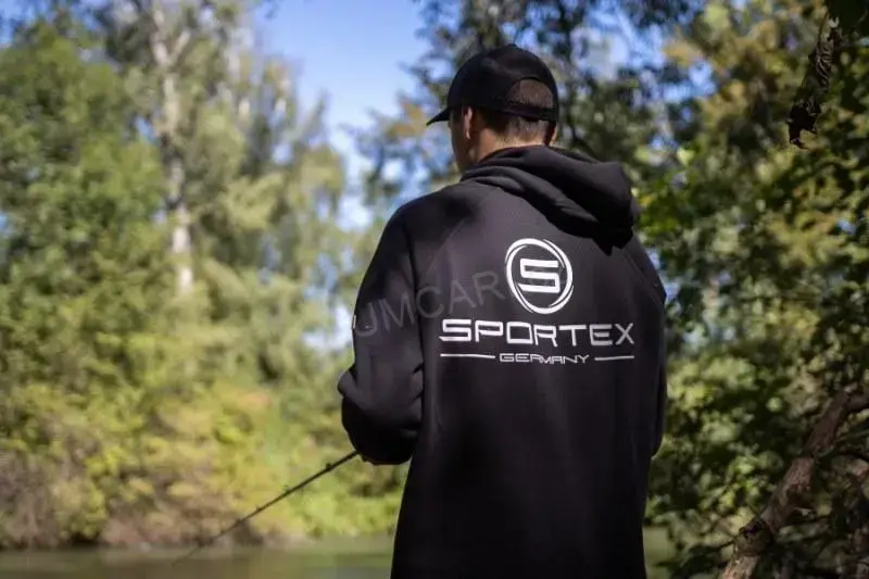 Sportex mikina s kapucí černá velikost XL
