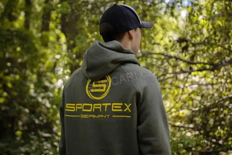 Sportex mikina s kapucí zelená, velikost L