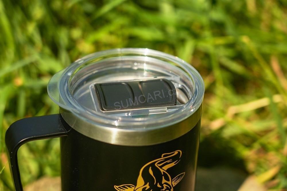 Black Cat Termohrnek Stainless Steel Thermal Mug, 380 ml