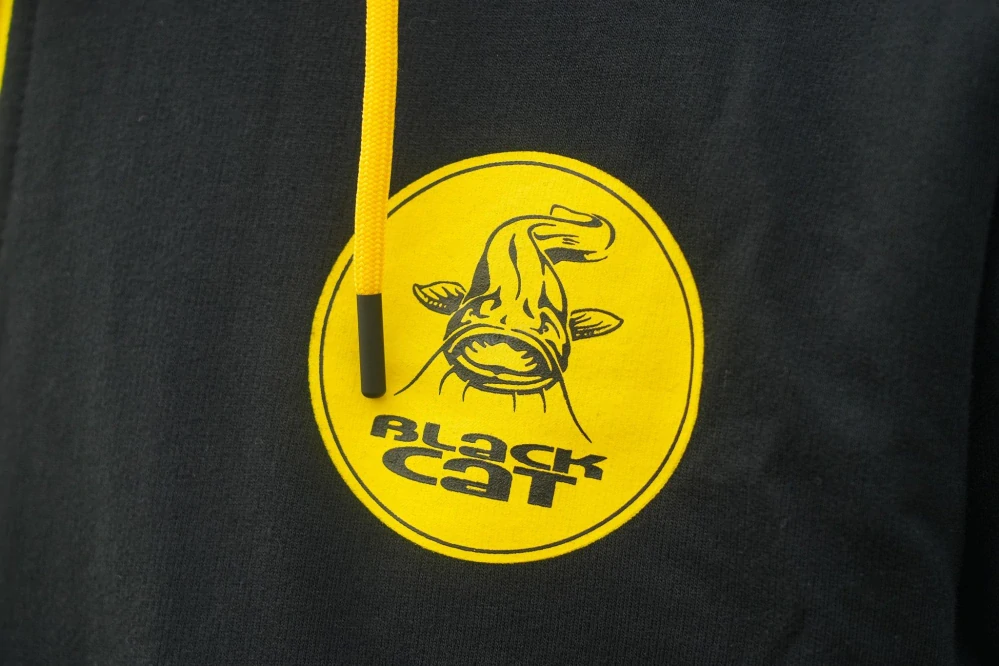 Black Cat mikina Black ZIP Hoody, vel. XXXL
