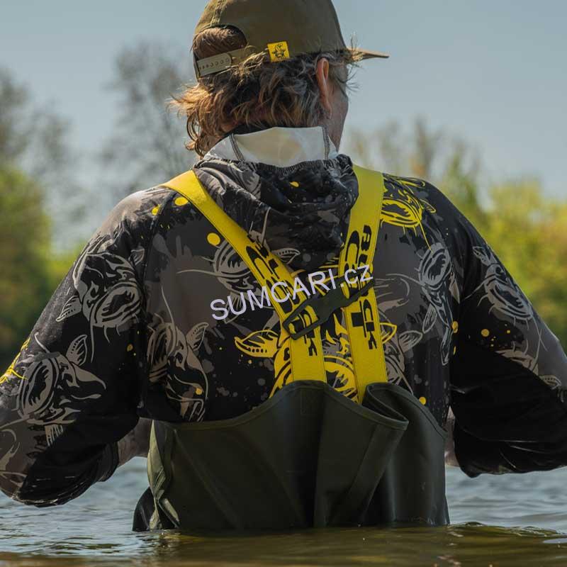 Black Cat prsačky Green Booted Waders, vel. 44