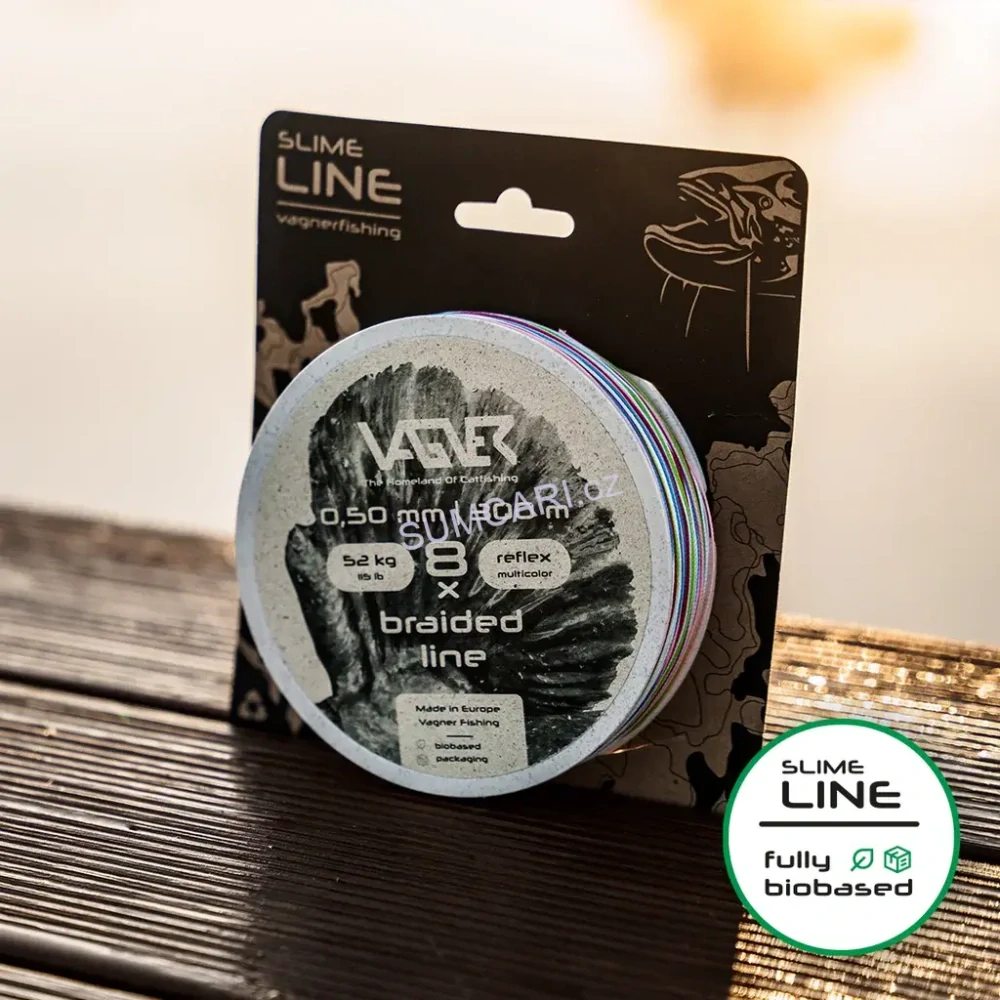 VAGNER sumcová šňůra Braided Line Camo 0.50mm 52kg, 300m