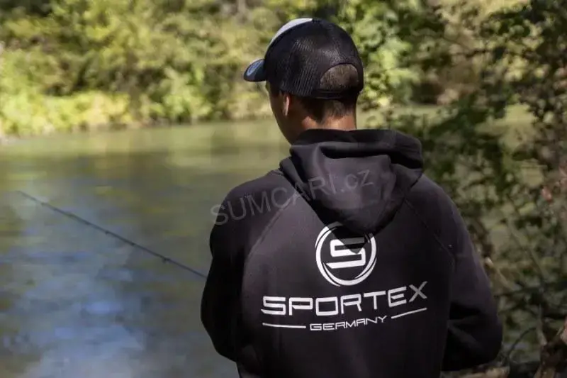 Sportex mikina s kapucí černá velikost XL