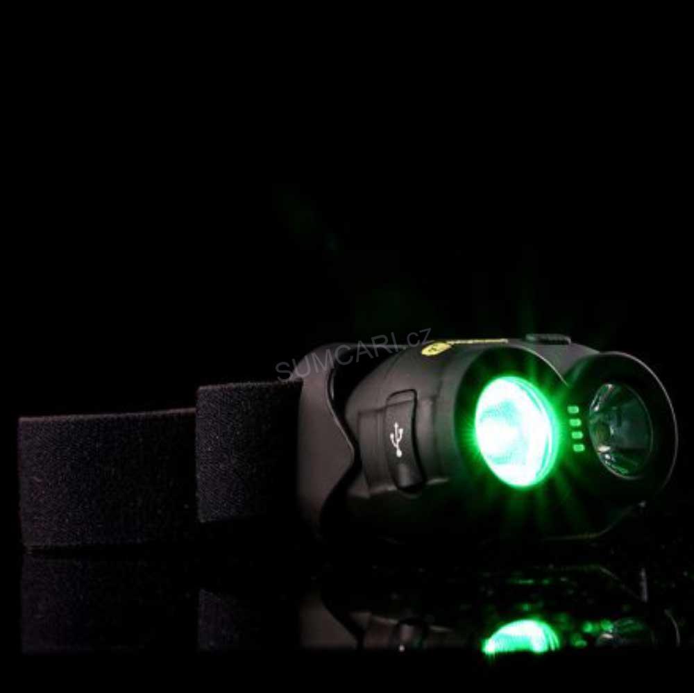 RidgeMonkey dobíjecí čelovka VRH150X USB Rechargeable Headtorch