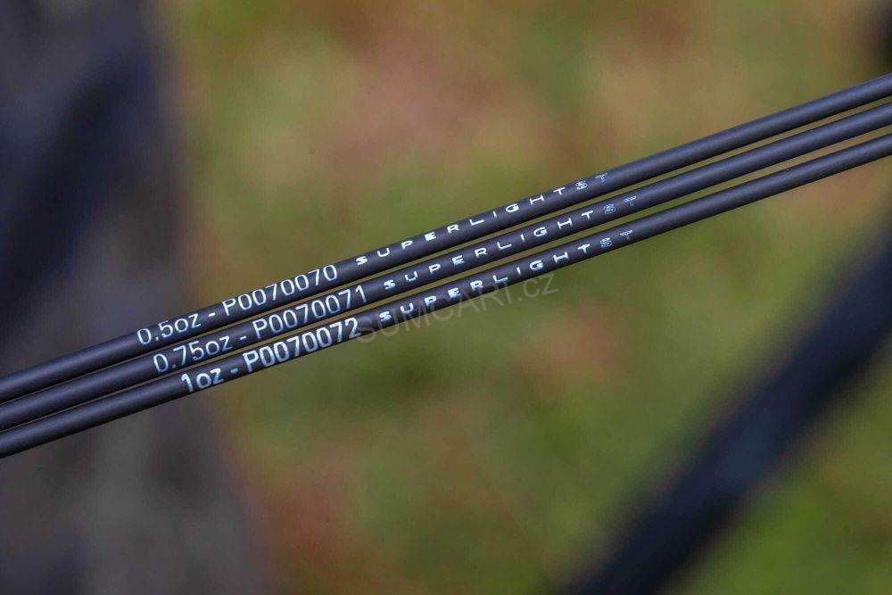Preston prut Supera X Superlight 12ft Feeder 3.65m 40g, 3 díl