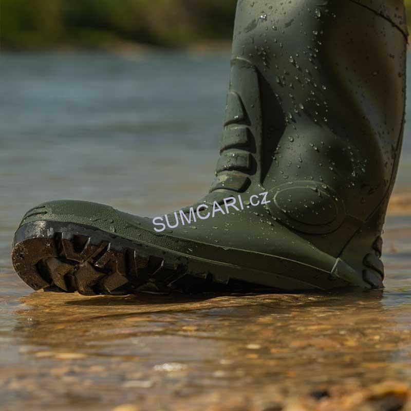 Black Cat prsačky Green Booted Waders, vel. 43