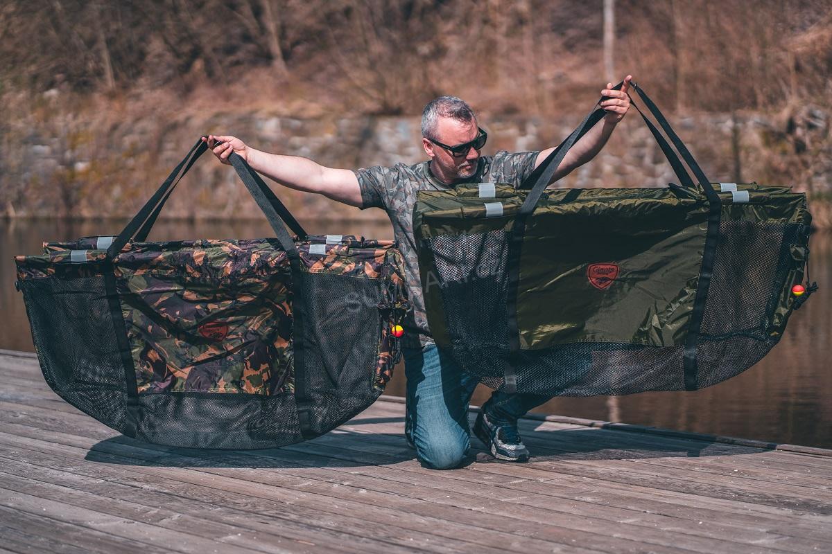 Giants fishing vážící sak plovoucí Weigh Sling Floating Gaube Camo