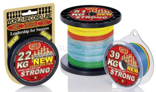 WFT šňůra KG Strong Multicolor 0.25mm 39kg 300m