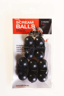 Hell-Cat chrastítko Scream Balls Black, 5 ks