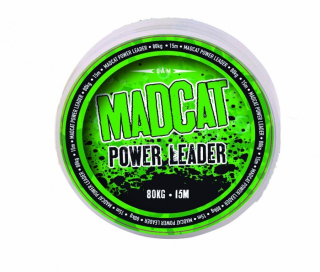 MADCAT sumcová šňůra Power Leader 100kg, 15m