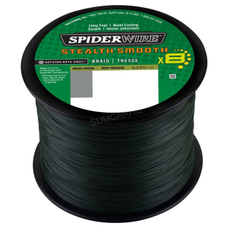 Spiderwire STEALTH Smooth8 0.19mm 18.00kg, zelená