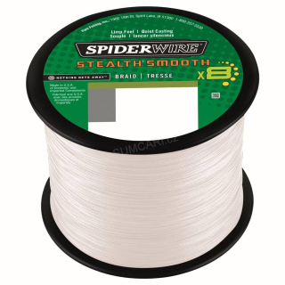 Spiderwire STEALTH Smooth8 0.33mm 38.10kg, průhledná