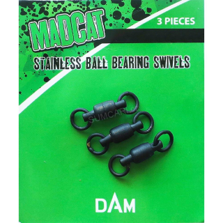 MadCat obratlík ložiskový Stainless Ball Bearing Swivel 90kg, 3ks