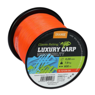 Giants fishing vlasec Luxury Carp High-Visibility Orange 0.35mm 10.5kg, 1200m