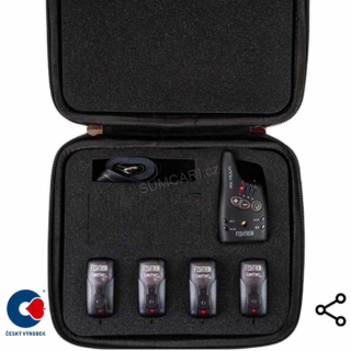 Flajzar otřesové signalizátory CATFISHTX3 SET 4+1+RX MULTI