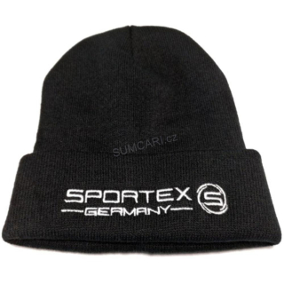 Sportex rybářská čepice s logem, černá