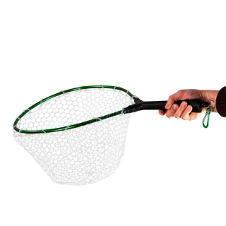Snowbee podběrák s gumovou síťkou a magnetem Rubber Mesh Hand Trout Net - Medium