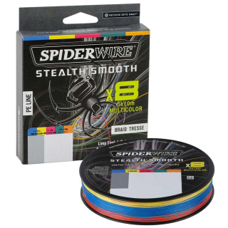 Spiderwire šňůra Stealth Smooth 8 Multicolor 0.15mm 16.5kg, 300m