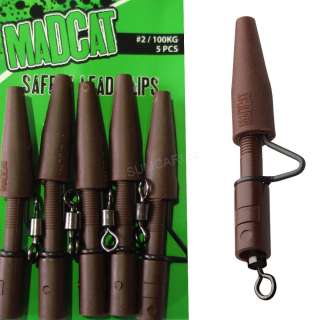 MadCat Safety Lead clip XL, 5ks