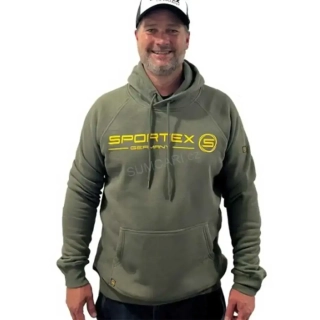 Sportex mikina s kapucí zelená, velikost M