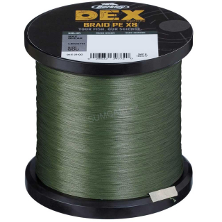 Berkley šňůra DEX Braid PE X8 moss green 0.10mm 7.90kg, 1m